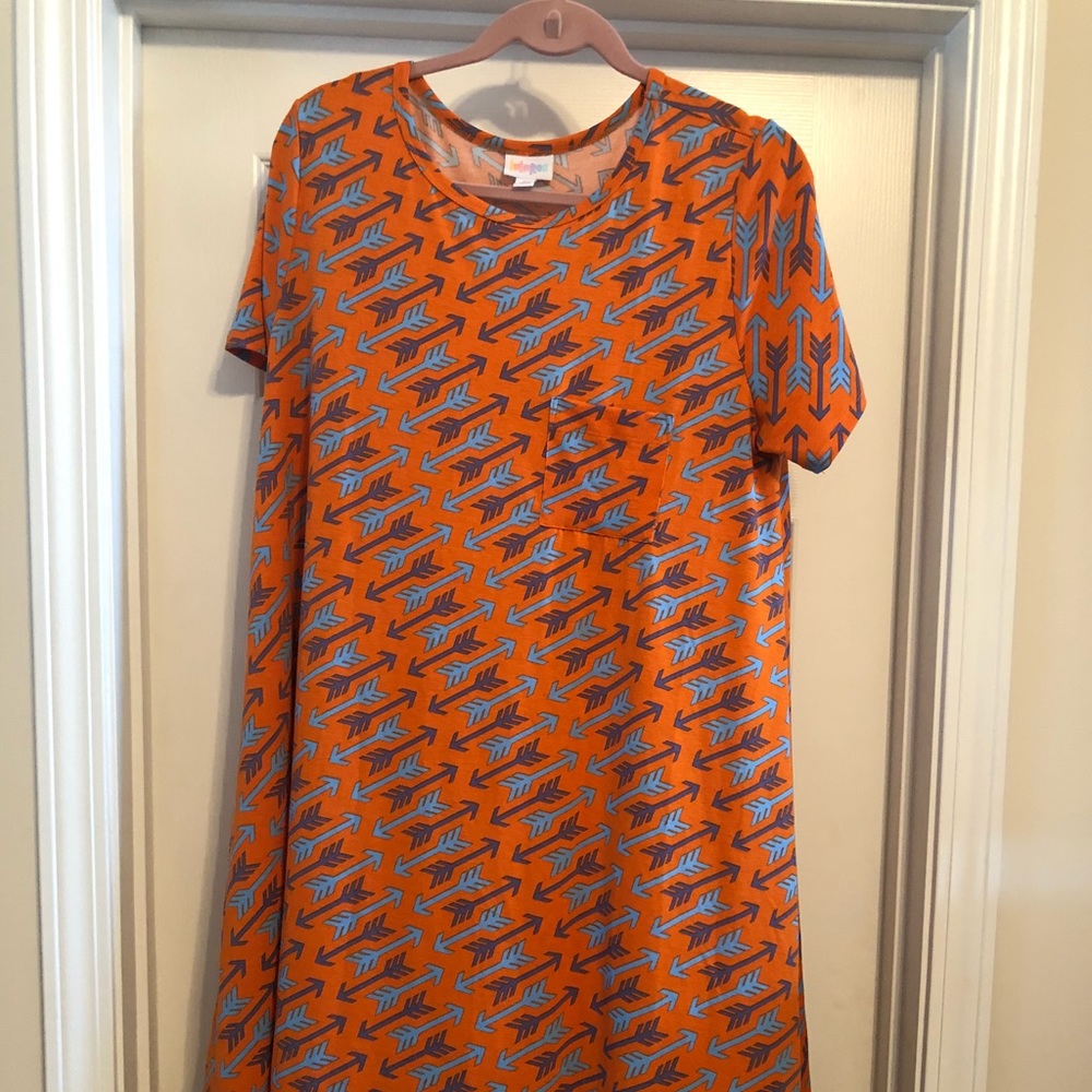 Lularoe Carly dress size large
